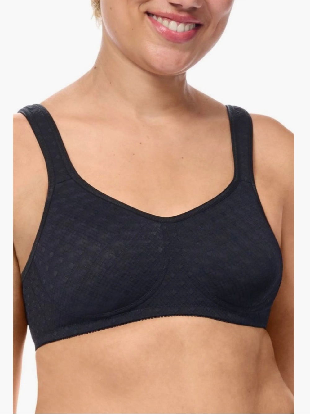 Amoena Black Tiana Wire-Free Bra